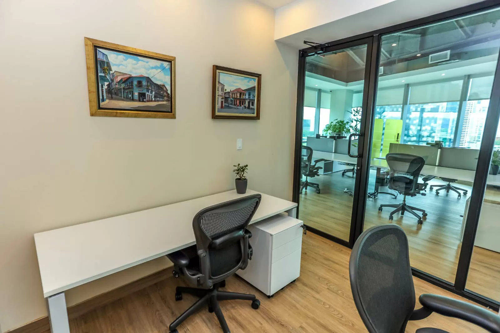 Oficinas sin vista